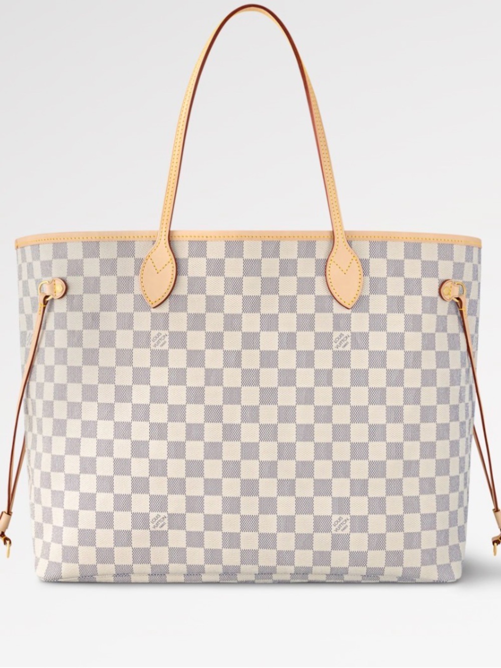 Louis Vuitton Neverfull GM Damien Azur with Removable Pouch/Clutch
